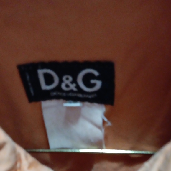 D&G Tangerine Cropped Jacket - Picture 2 of 3